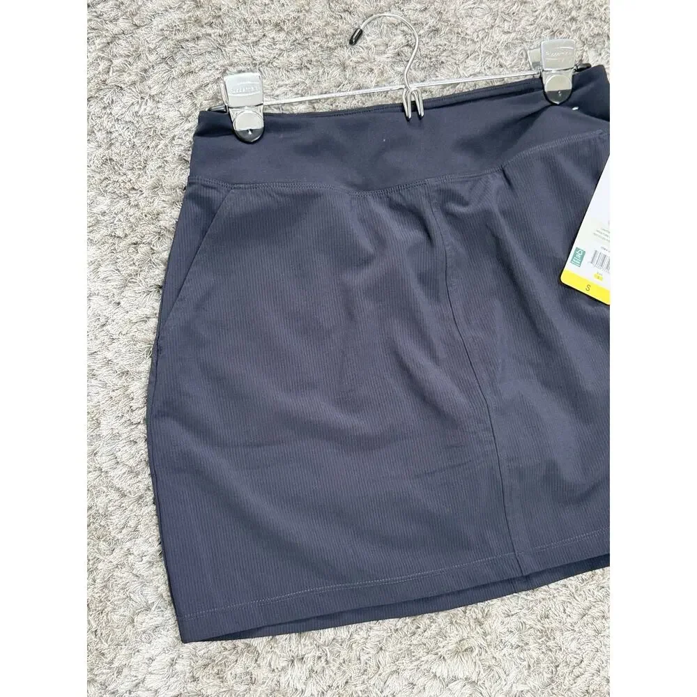 NWT Orvis Womens Black Lightweight Moisture Wicking Athletic Skort Golf Tennis S